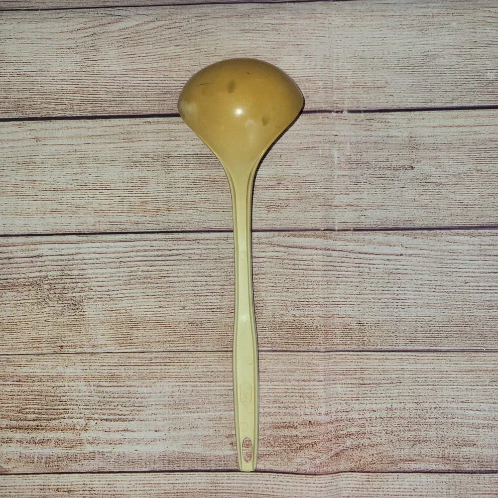 Vintage Foley Harvest Gold Plastic Ladle Cooking Serving Kitchen‎ Utensil